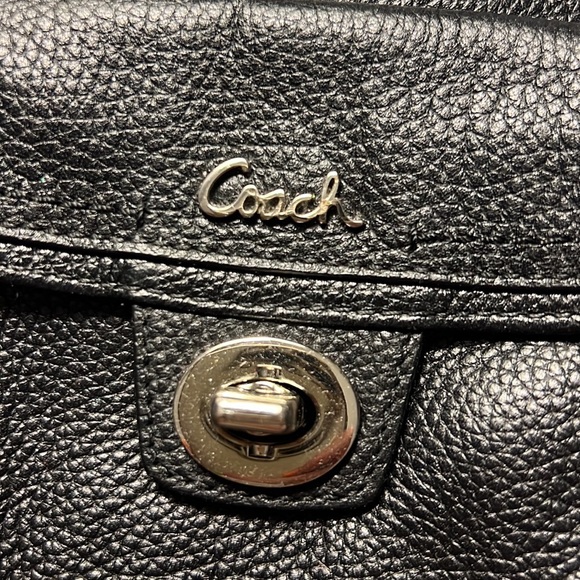 Coach black pebbled leather crossbody bag - Picture 6 of 6